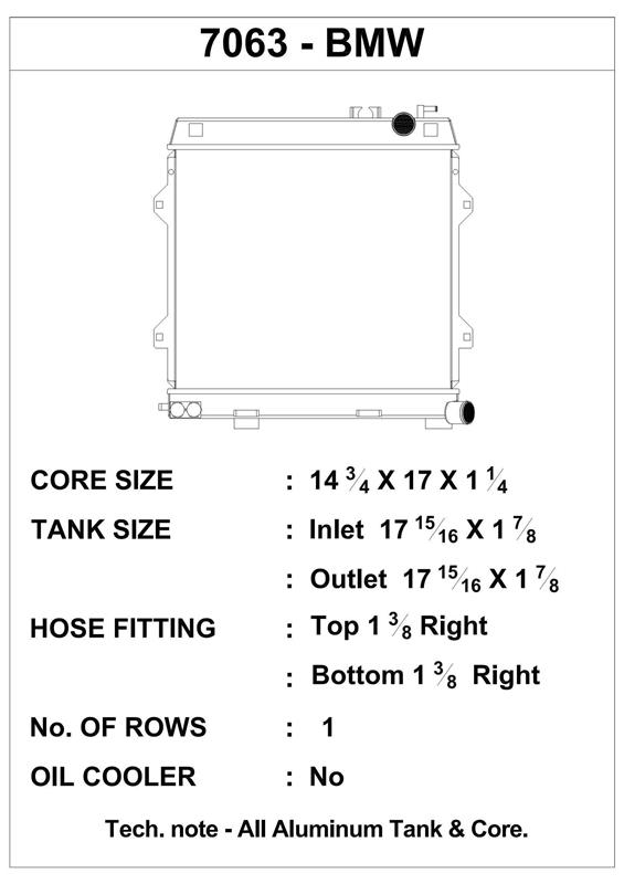 CSF Performance Radiator 7063