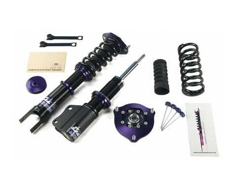 D2 Racing CIRCUIT Series Coilovers - Front Camber Plate/Rear Top Mount D-NI-09-CS