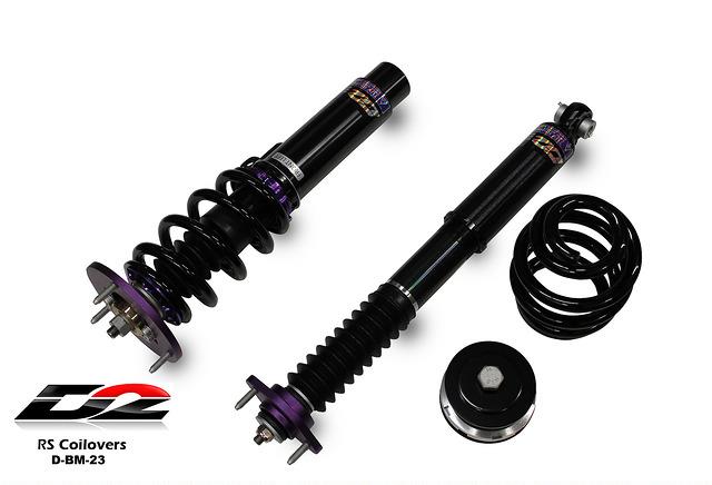 D2 Racing DRAG Series Coilovers - Front Camber Plate/Rear Top Mount D-BM-23-DG