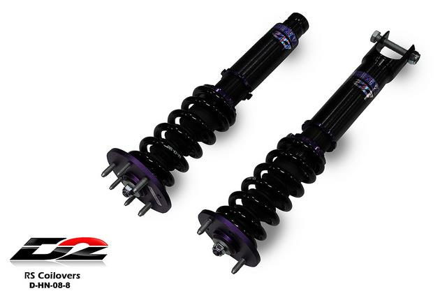 D2 Racing GT Series Coilovers - Front/Rear Top Mount D-HN-08-8-GT