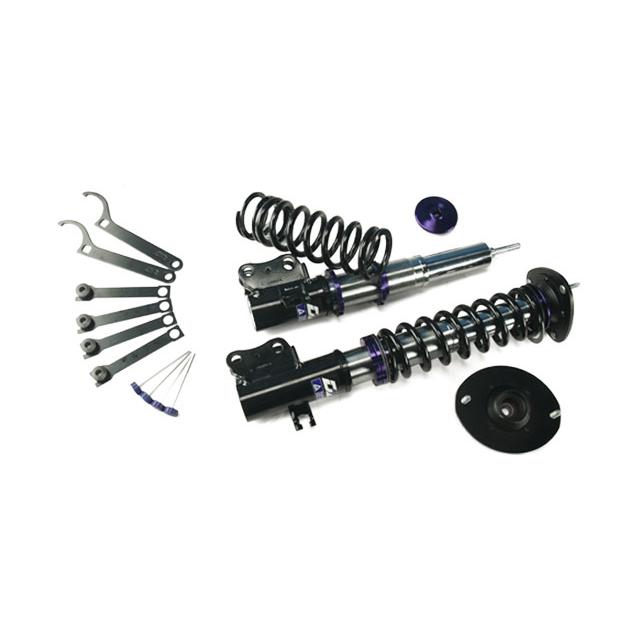 D2 Racing Rally Asphalt Series Coilovers - Front Camber Plate/Rear Top Mount D-BM-18-RA