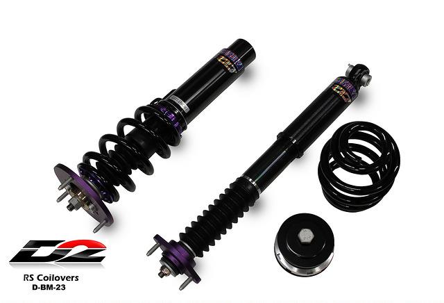 D2 Racing Rally Asphalt Series Coilovers - Front Camber Plate/Rear Top Mount D-BM-23-RA