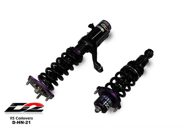 D2 Racing Rally Asphalt Series Coilovers - Front Camber Plate/Rear Top Mount D-HN-21-RA