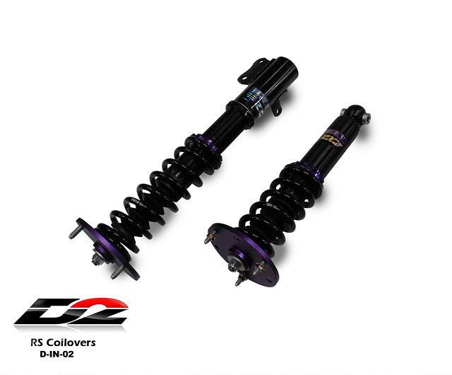 D2 Racing Rally Asphalt Series Coilovers - Front/Rear Top Mount D-IN-02-RA