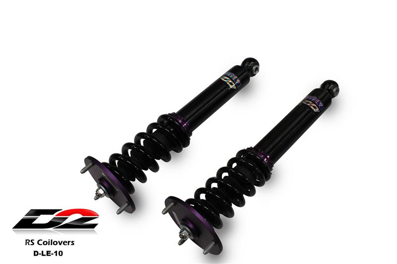 D2 Racing Rally Asphalt Series Coilovers - Front/Rear Top Mount D-LE-10-RA