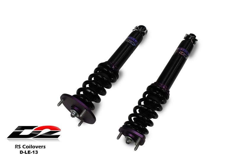 D2 Racing Rally Asphalt Series Coilovers - Front/Rear Top Mount D-LE-13-RA