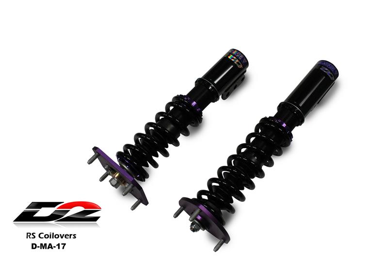 D2 Racing Rally Asphalt Series Coilovers - Front Camber Plate/Rear Top Mount D-MA-17-RA