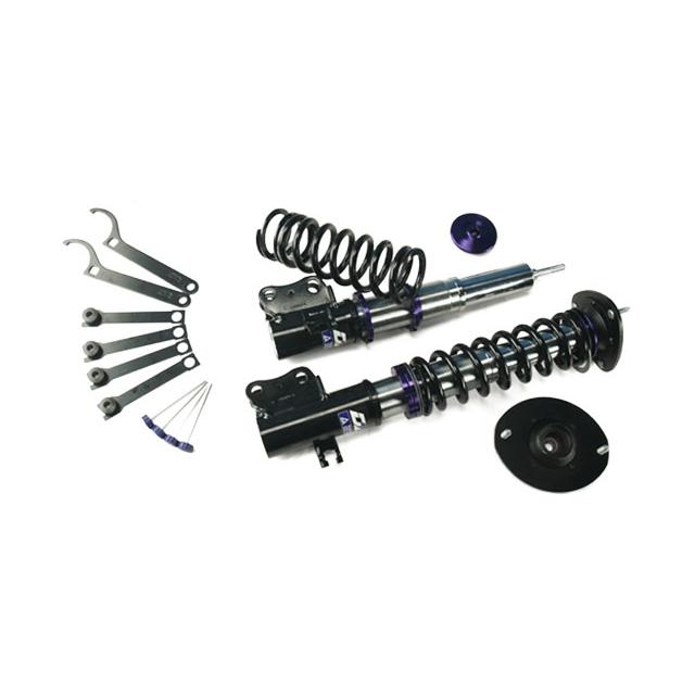 D2 Racing Rally Asphalt Series Coilovers - Front Camber Plate/Rear Top Mount D-MT-02-RA
