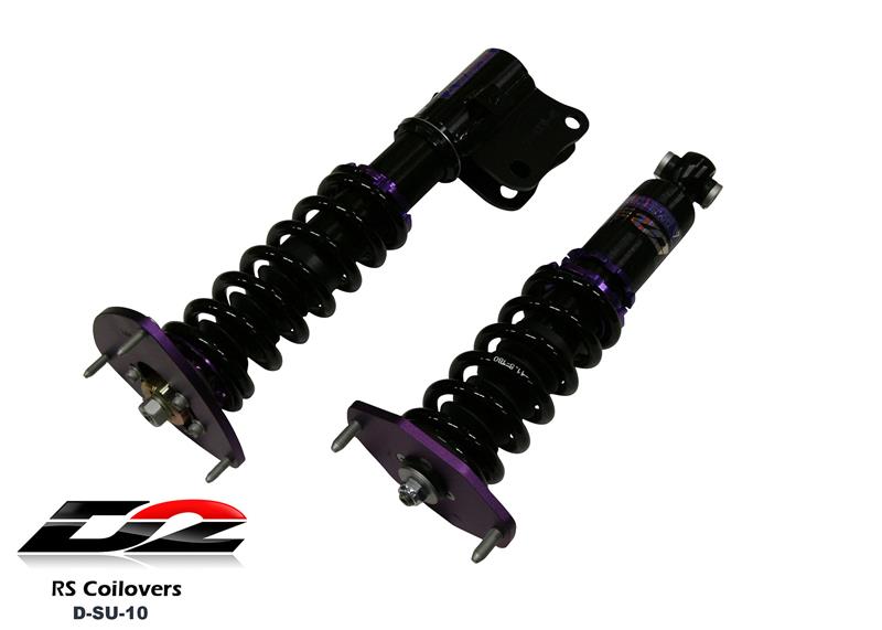 D2 Racing Rally Asphalt Series Coilovers - Front Camber Plate/Rear Top Mount D-SU-10-RA