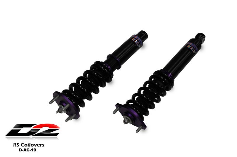 D2 Racing RS Series Coilovers - Front/Rear Top Mount D-AC-19-RS