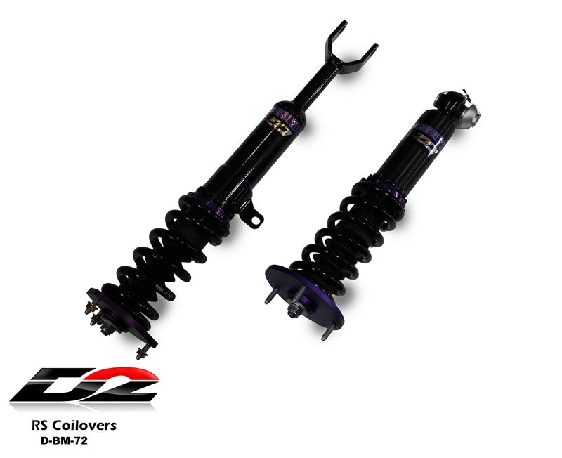 D2 Racing RS Series Coilovers - Front/Rear Top Mount D-BM-72-RS