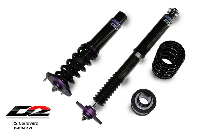 D2 Racing RS Series Coilovers - Front/Rear Top Mount D-CR-01-1-RS
