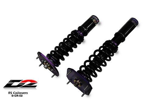 D2 Racing RS Series Coilovers - Front Camber Plate/Rear Top Mount D-CR-02-RS