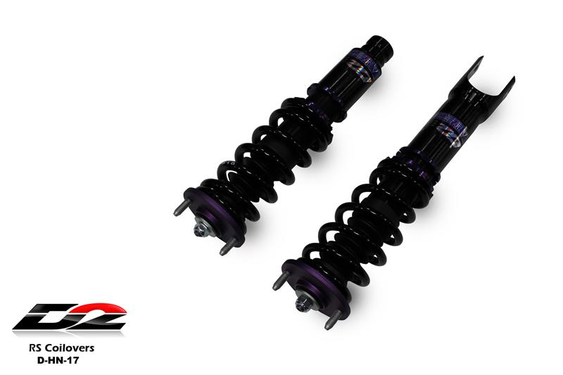 D2 Racing RS Series Coilovers - Front/Rear Top Mount D-HN-17-RS