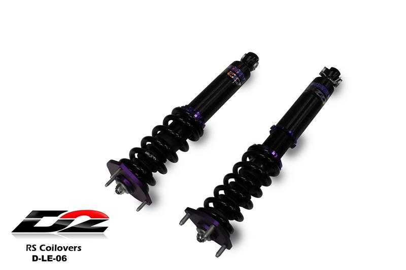 D2 Racing RS Series Coilovers - Front/Rear Top Mount D-LE-06-RS