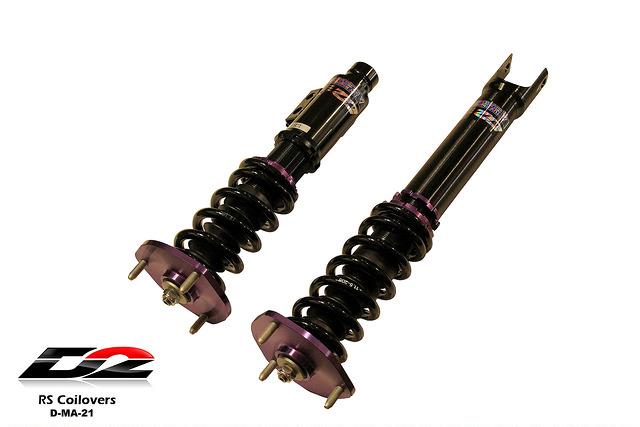 D2 Racing RS Series Coilovers - Front/Rear Top Mount D-MA-21-RS