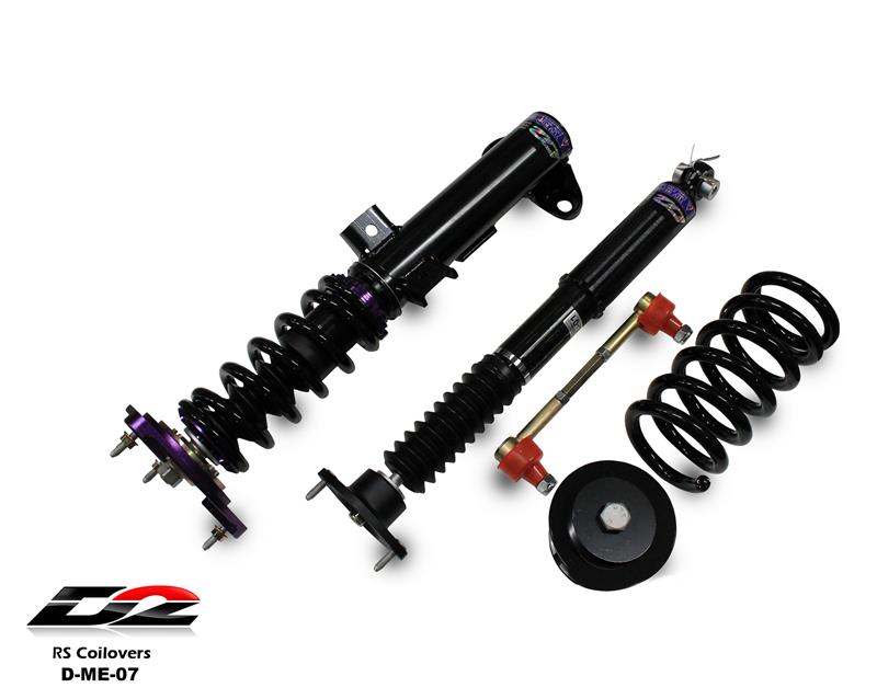 D2 Racing RS Series Coilovers - Front Camber Plate/Rear Top Mount D-ME-07-RS