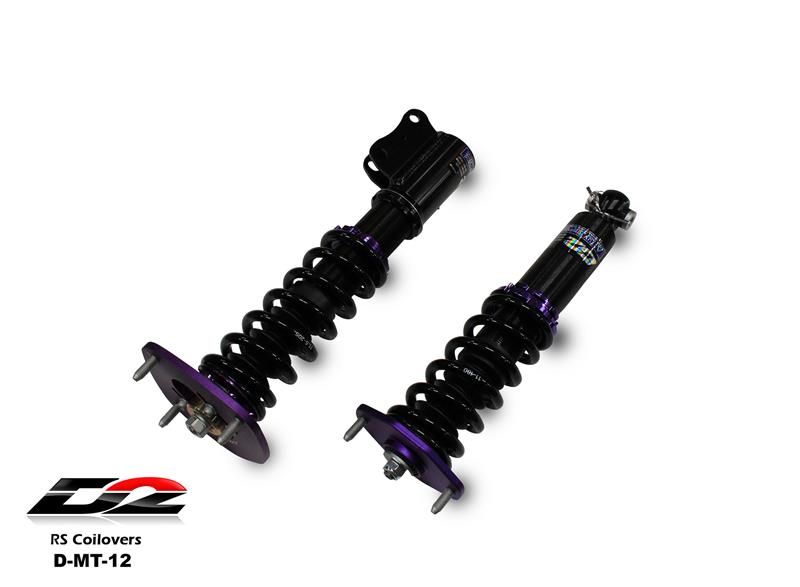 D2 Racing RS Series Coilovers - Front Camber Plate/Rear Top Mount D-MT-12-RS