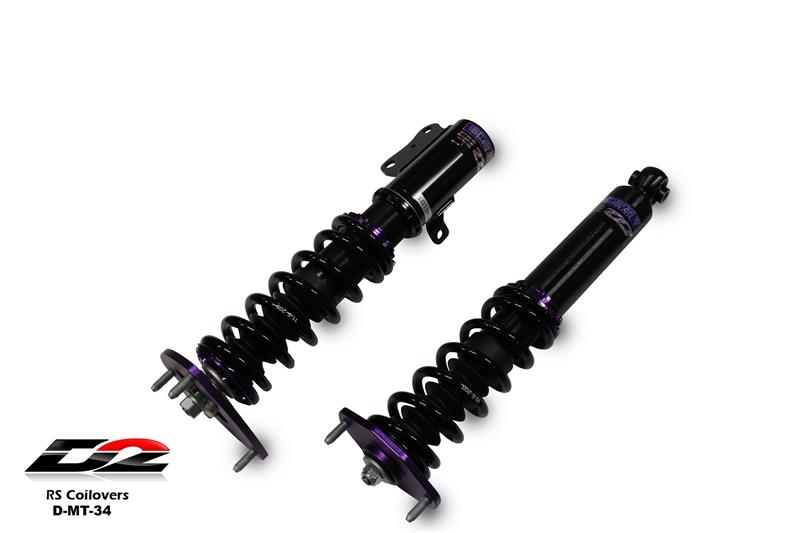 D2 Racing RS Series Coilovers - Front Camber Plate/Rear Top Mount D-MT-34-RS