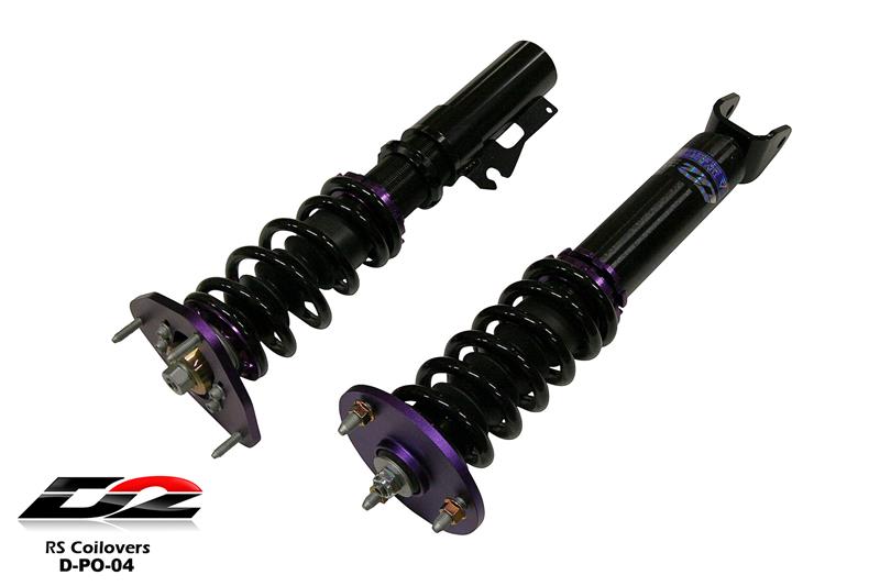 D2 Racing RS Series Coilovers - Front Camber Plate/Rear Top Mount D-PO-04-RS