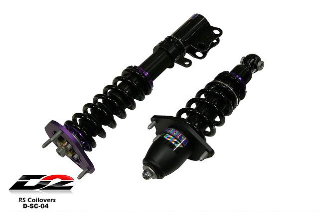 D2 Racing RS Series Coilovers - Front Camber Plate/Rear Top Mount D-SC-04-RS