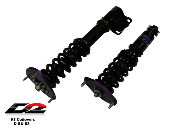 D2 Racing RS Series Coilovers - Front Camber Plate/Rear Top Mount D-SU-03-RS