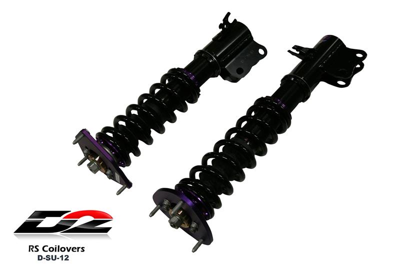 D2 Racing R-SPEC Series Coilovers - Front Camber Plate/Rear Top Mount (PBM) D-SU-12-SPEC