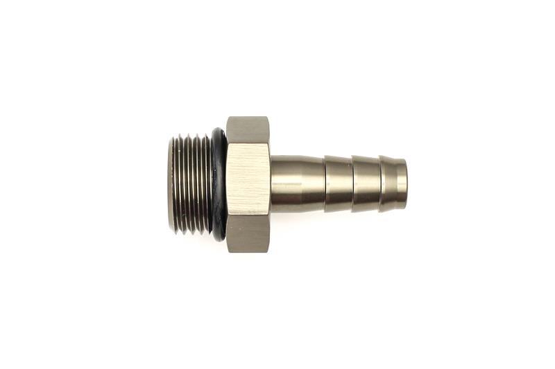 DeatschWerks ORB AN to Male Triple Barb Fitting - Incl O-Ring 6-02-0507