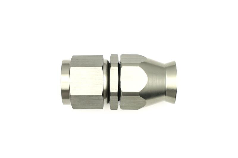 DeatschWerks PTFE Swivel Straight Hose End - Incl 1 Olive Insert 6-02-0858