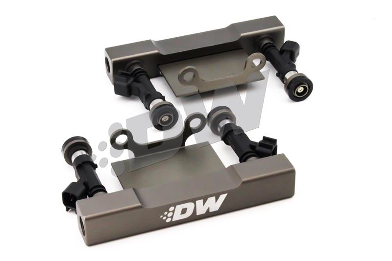 DeatschWerks Fuel Rail Kit - Side Feed To Top Feed Conversion - Incl Fuel Injectors 6-101-1000