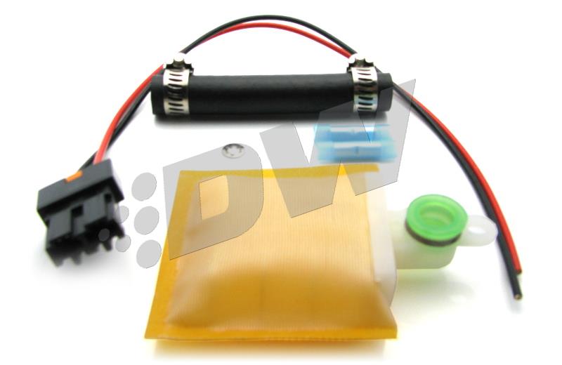 DeatschWerks DW100 Fuel Pump - w/ Universal (9-1000) Install Kit 9-101-1000