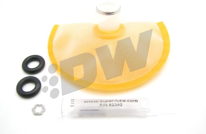 DeatschWerks DW300C Compact Fuel Pump - w/o Mounting Clips - w/ 1008 Install Kit 9-307-1008