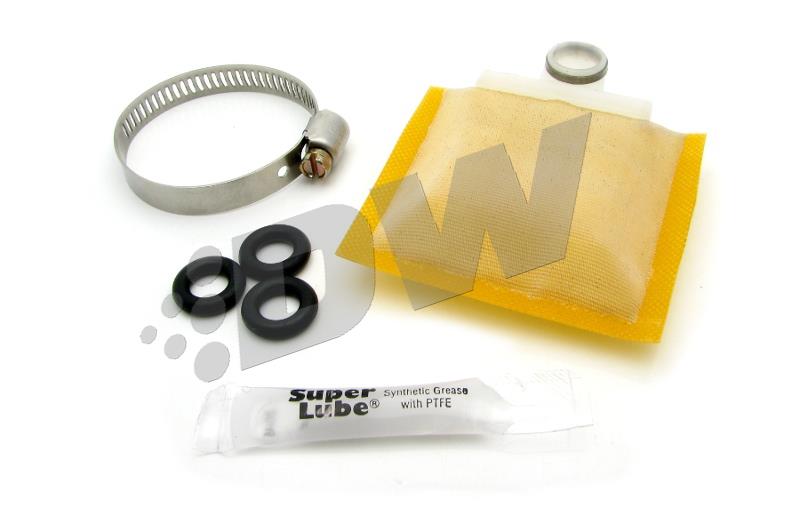 DeatschWerks DW65C Compact Fuel Pump - w/o Mounting Clips - w/ 1017 Install Kit 9-651-1017