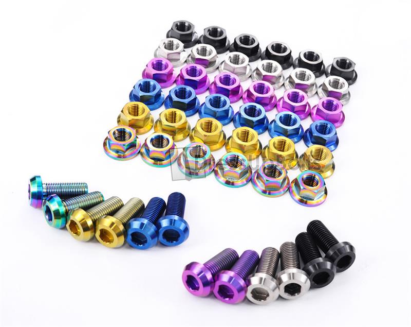 Dress Up Bolts Engine Titanium Bolt Kit for Nissan Skyline R32 GTR RB26 - Polished NIS-036-Ti-POL