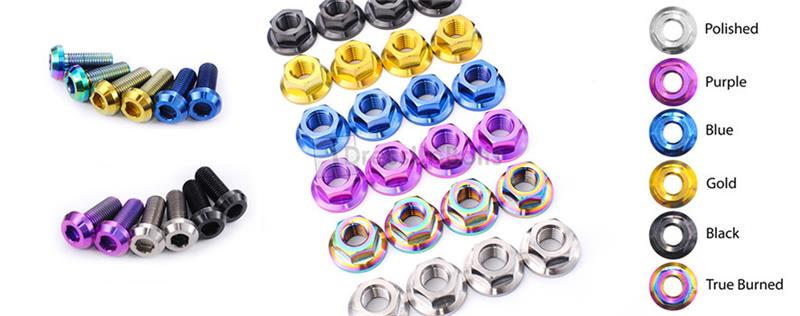 Dress Up Bolts Water Pump Pully Bolt Kit for Nissan 240sx S13/S14 - Raw NIS-044-Ti