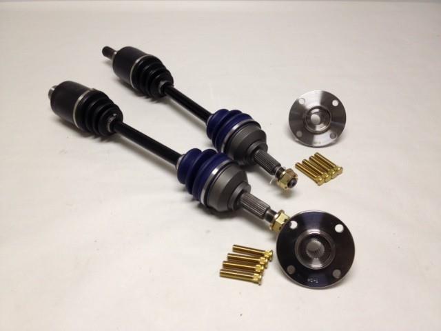 Driveshaft Shop Level 3.9 Axle/Hub Kit - Uses 1.495 or Non-ABS Spindle - 1 Year Warranty HO15