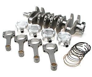 Eagle Competition Assembly - 6Bolt Flange - Mahle -8cc Flat Top Pistons - FF Rings 21201055