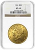 NGC/PCGS MS63 $20 Liberty Gold Coin