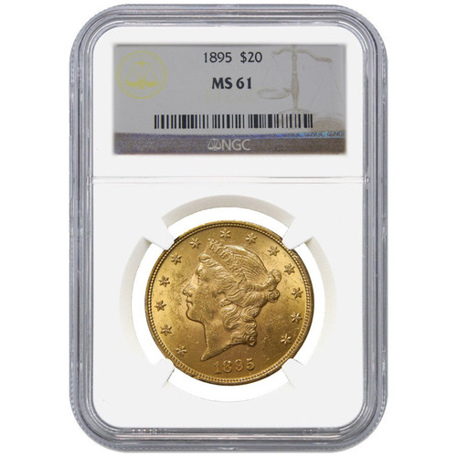 NGC/PCGS MS61 $20 Liberty Gold Coin