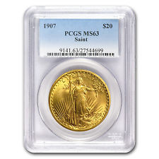 NGC/PCGS MS63 $20 St. Gaudens Gold Coin