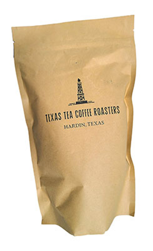 texas tea coffee roasters kraft coffee bag
