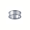 Ring Core 8mm wide - Channel - Silver