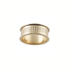 Ring Core 8mm wide - Channel - Bronze