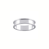 Ring Core 5mm Wide - 3mm Channel - Silver