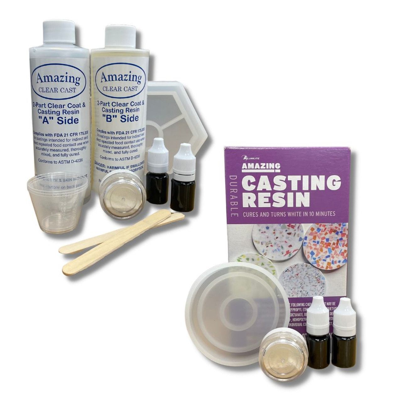 Alumilite Water Clear 32 oz 2 Part Casting Resin Kit