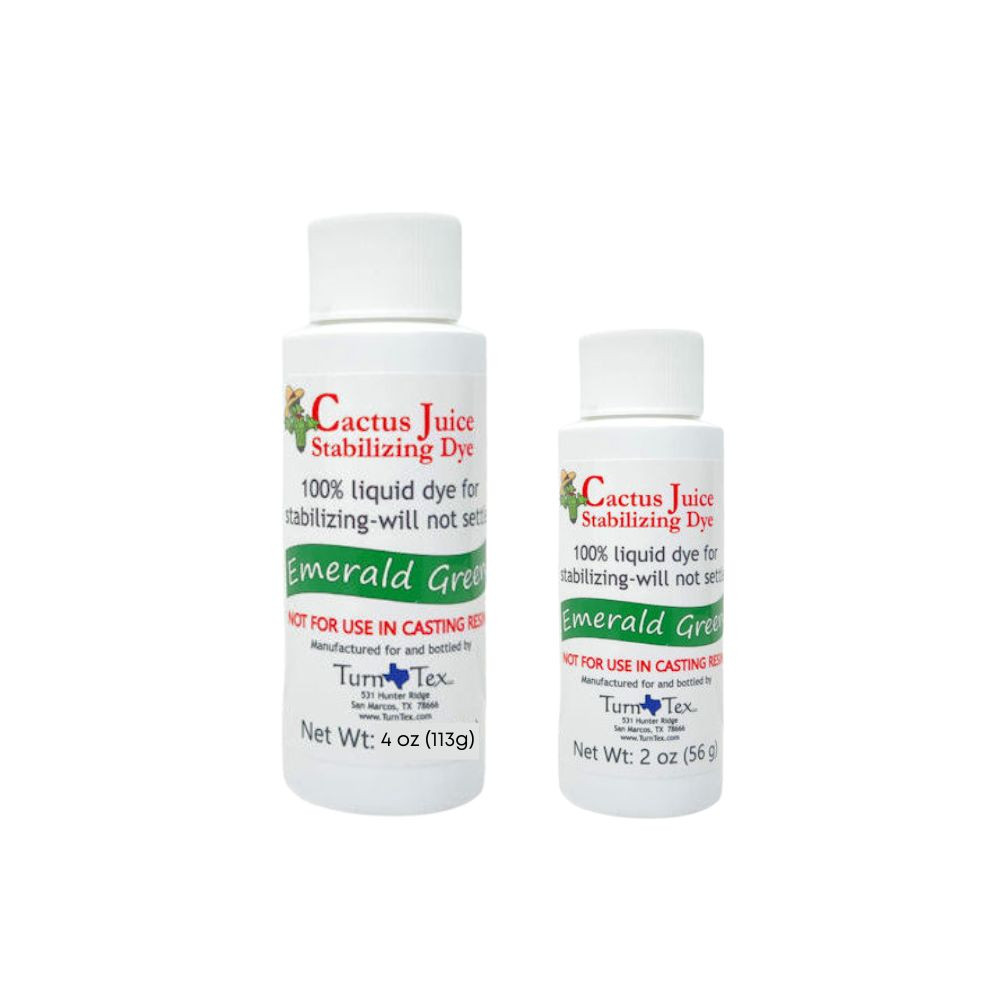 Cactus Juice Dye - Emerald Green | Stabilizing Resin | House of Resin