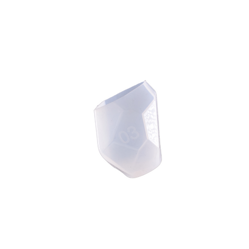 Silicone Resin Mould - Faceted Stone - Crystal