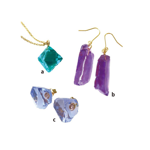 Resin Jewellery Made from Mould C