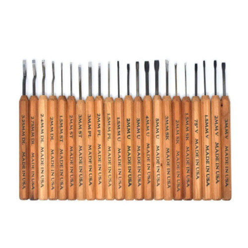 Deluxe Master Dockyard Micro Carving Tool Set - 22 Pcs