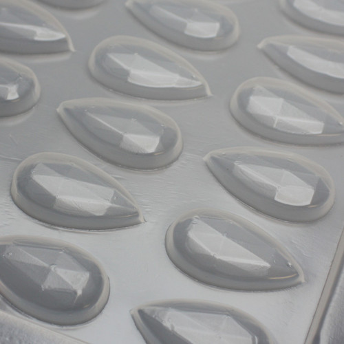 Resin Mould - Faceted Teardrops - 24 in 1